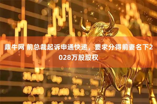 鼎牛网 前总裁起诉申通快递，要求分得前妻名下2028万股股权